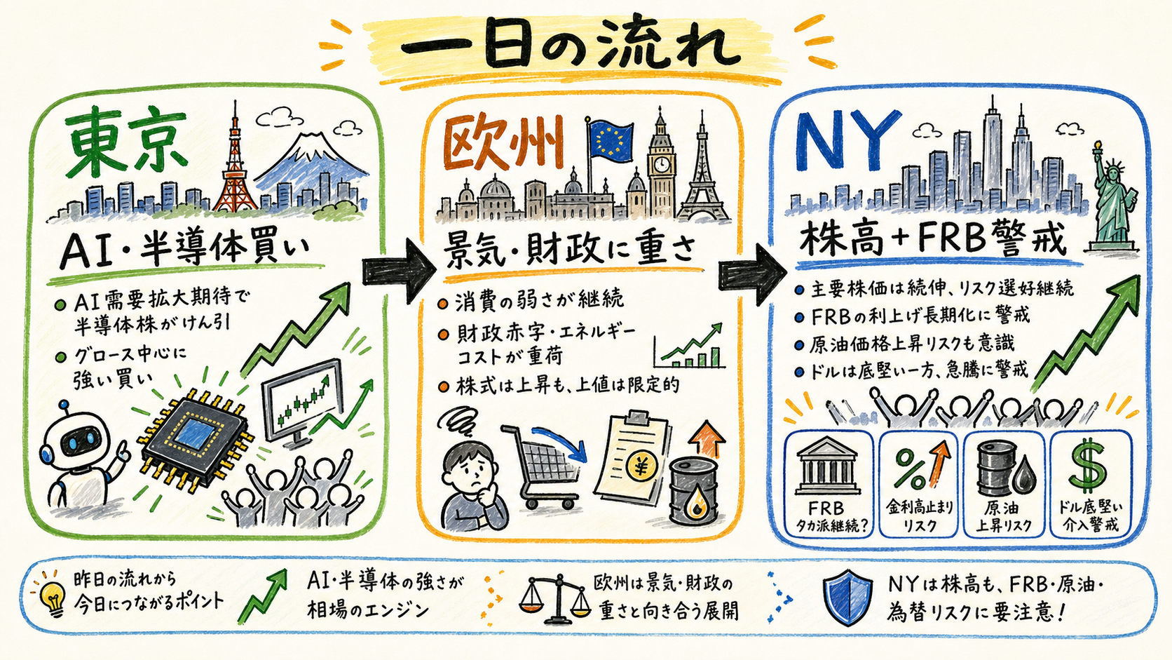 Market timeline