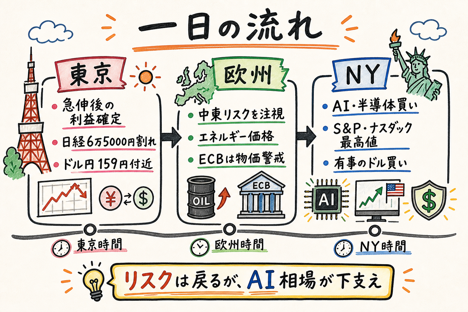 Market timeline