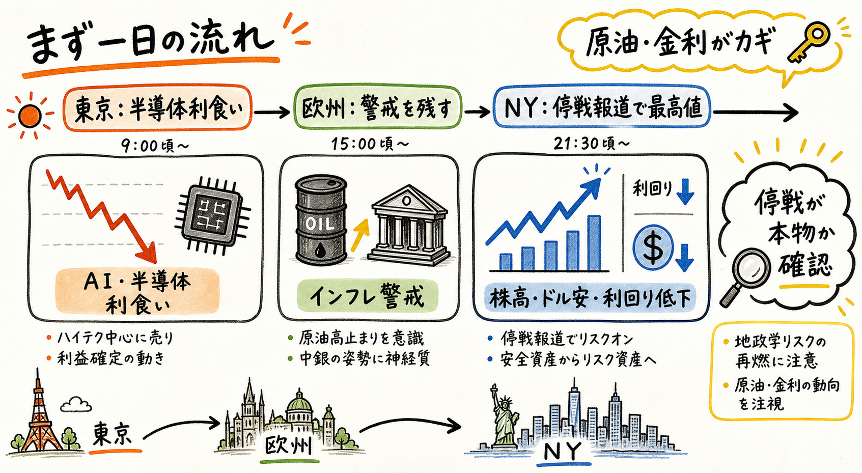 Market timeline