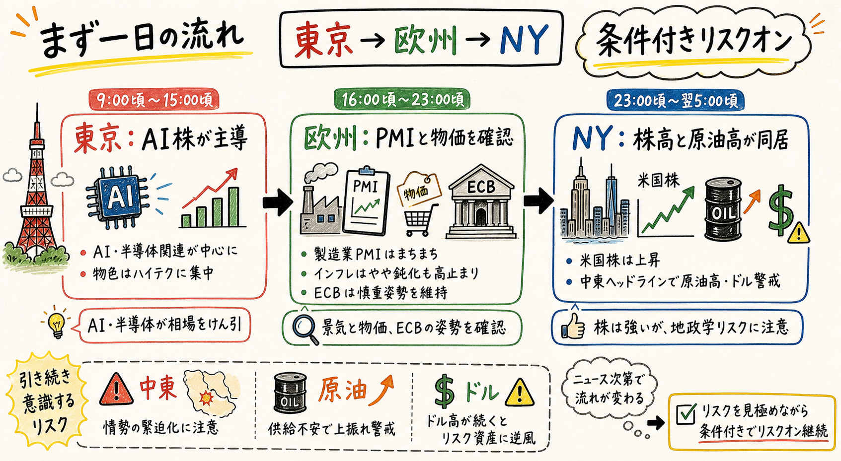 Market timeline