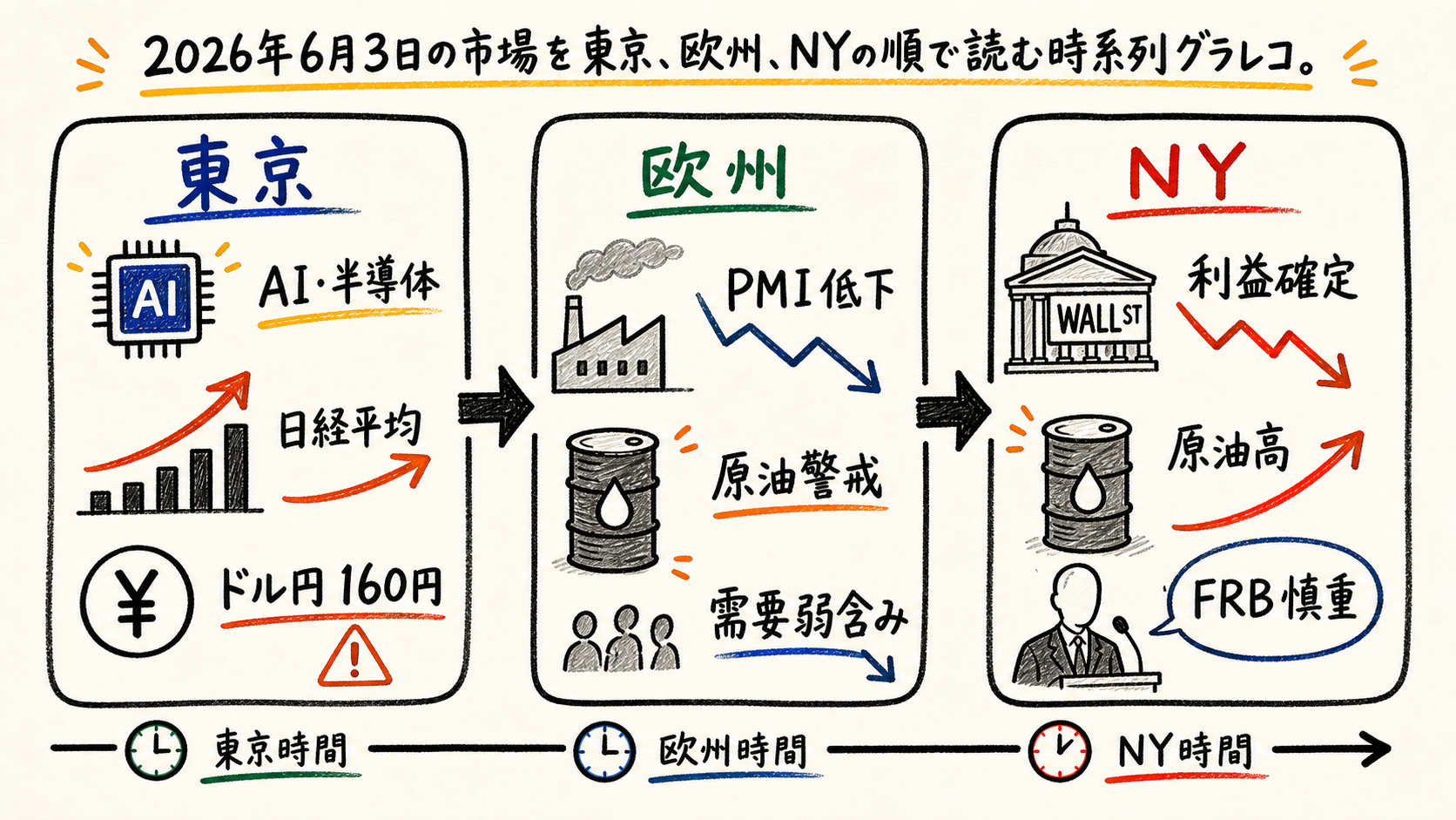 Market timeline