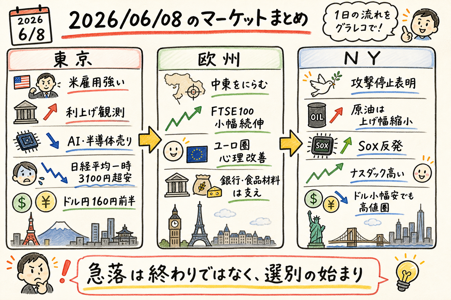 Market timeline