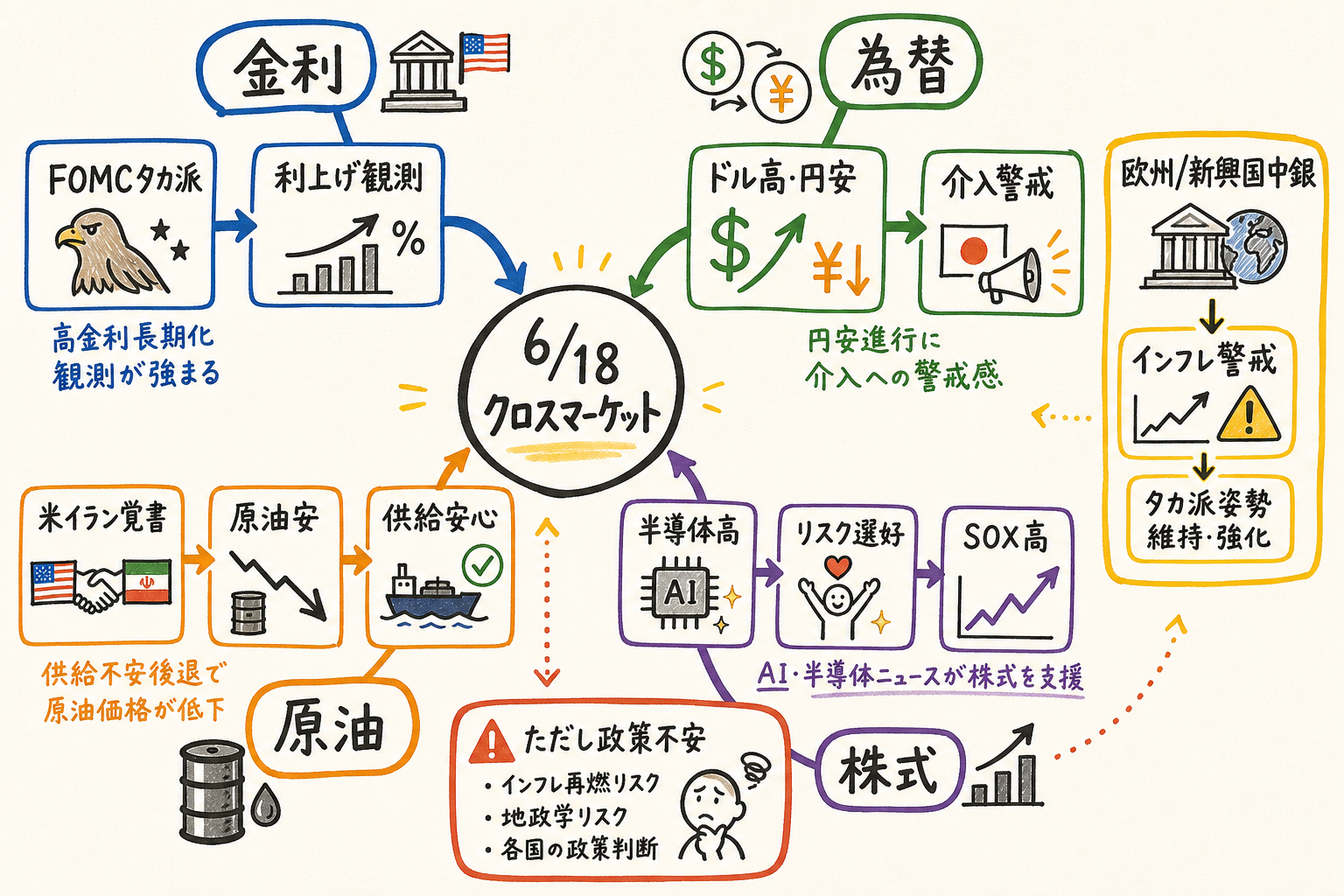 Cross market map