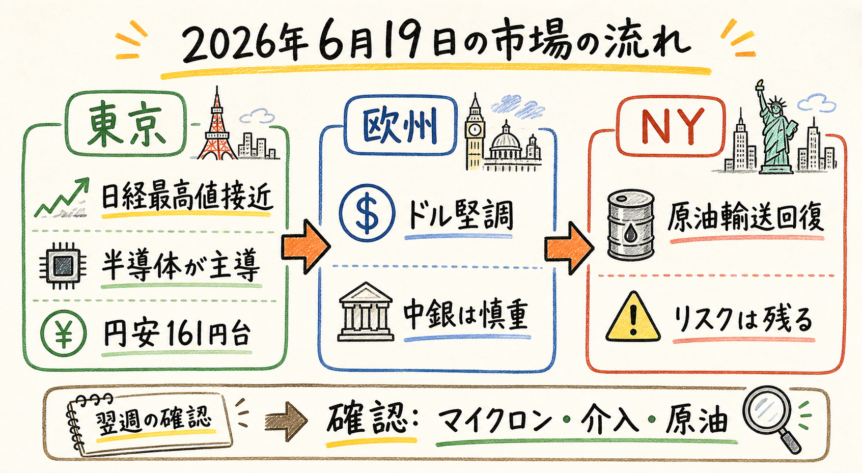 Market timeline