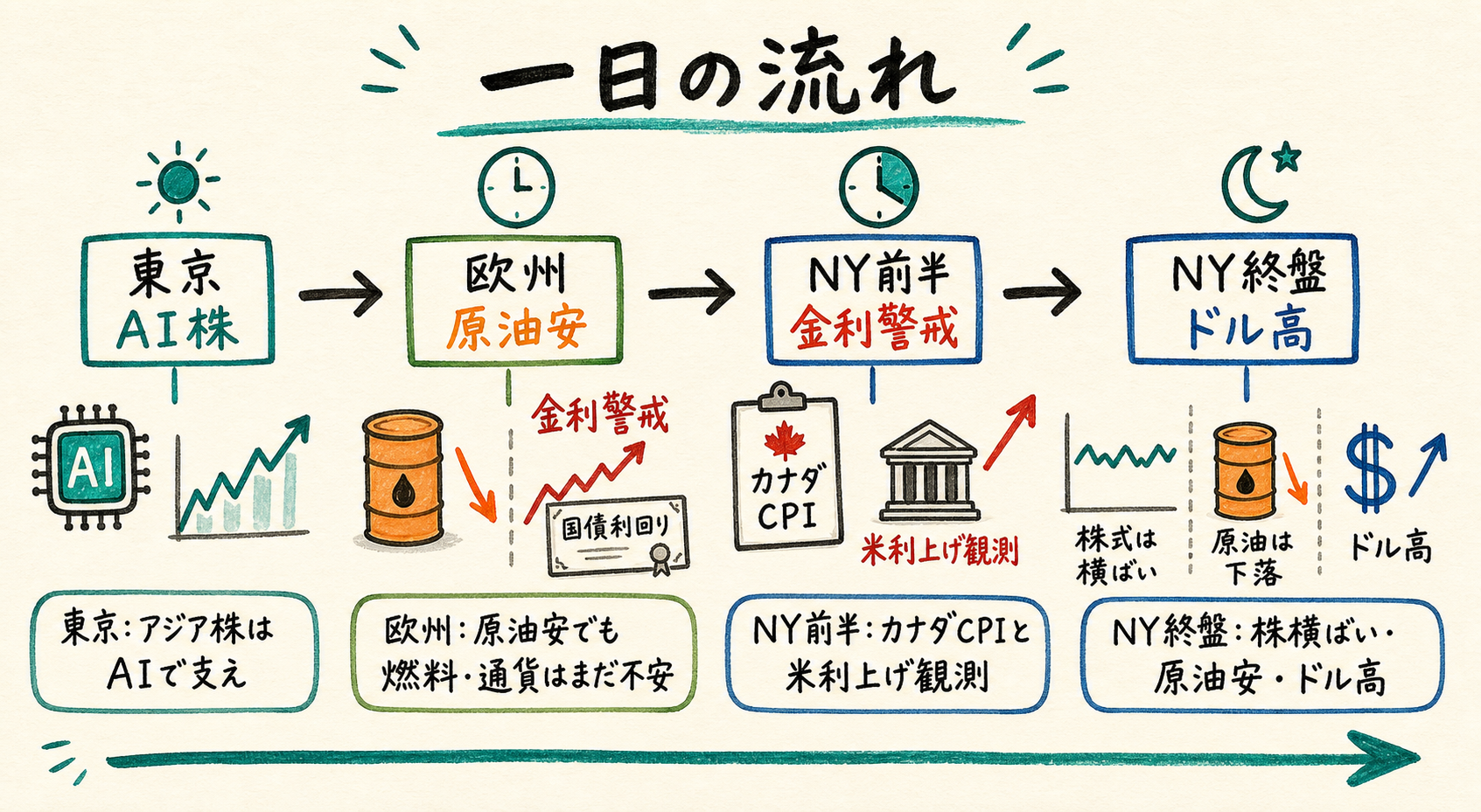Market timeline