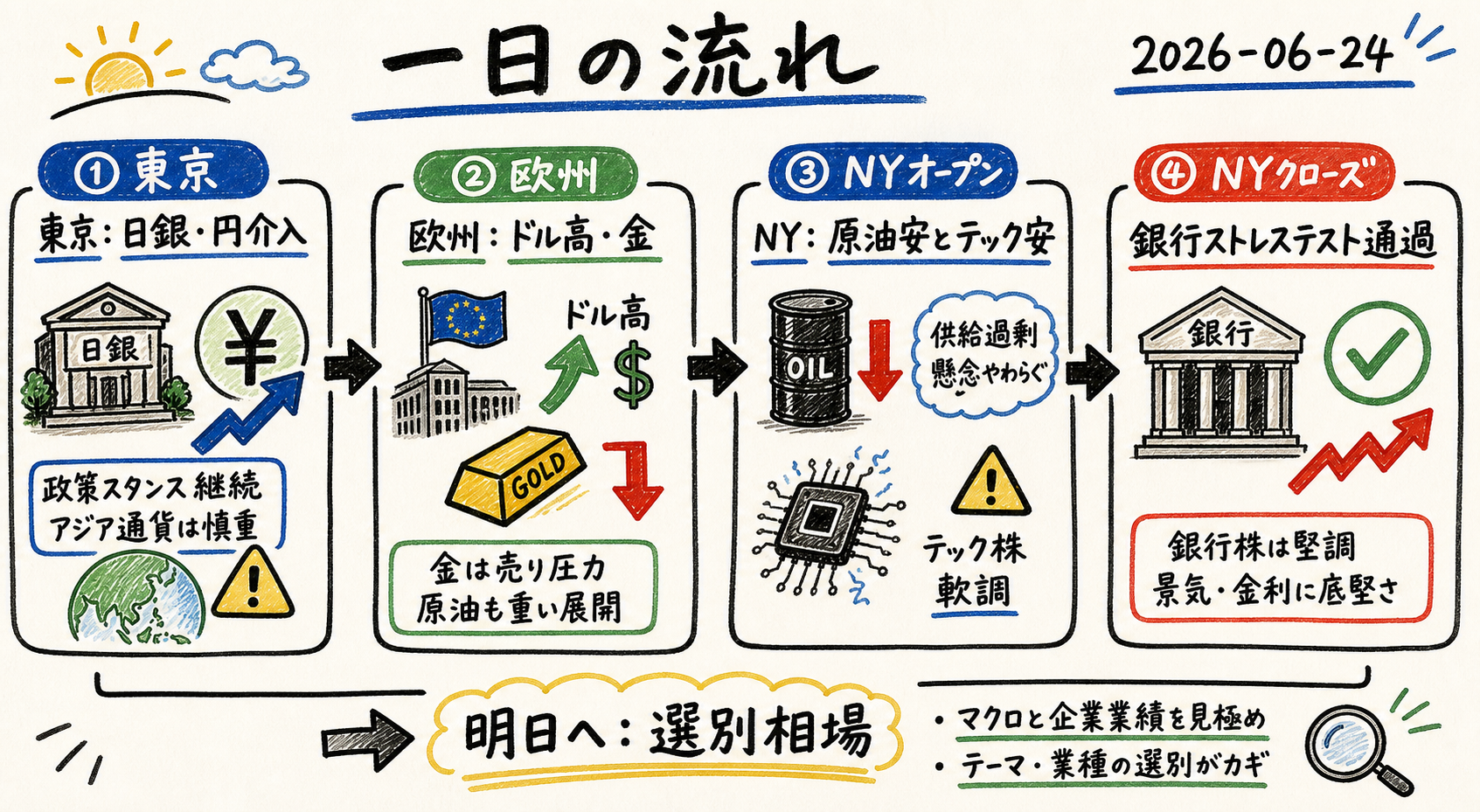 Market timeline