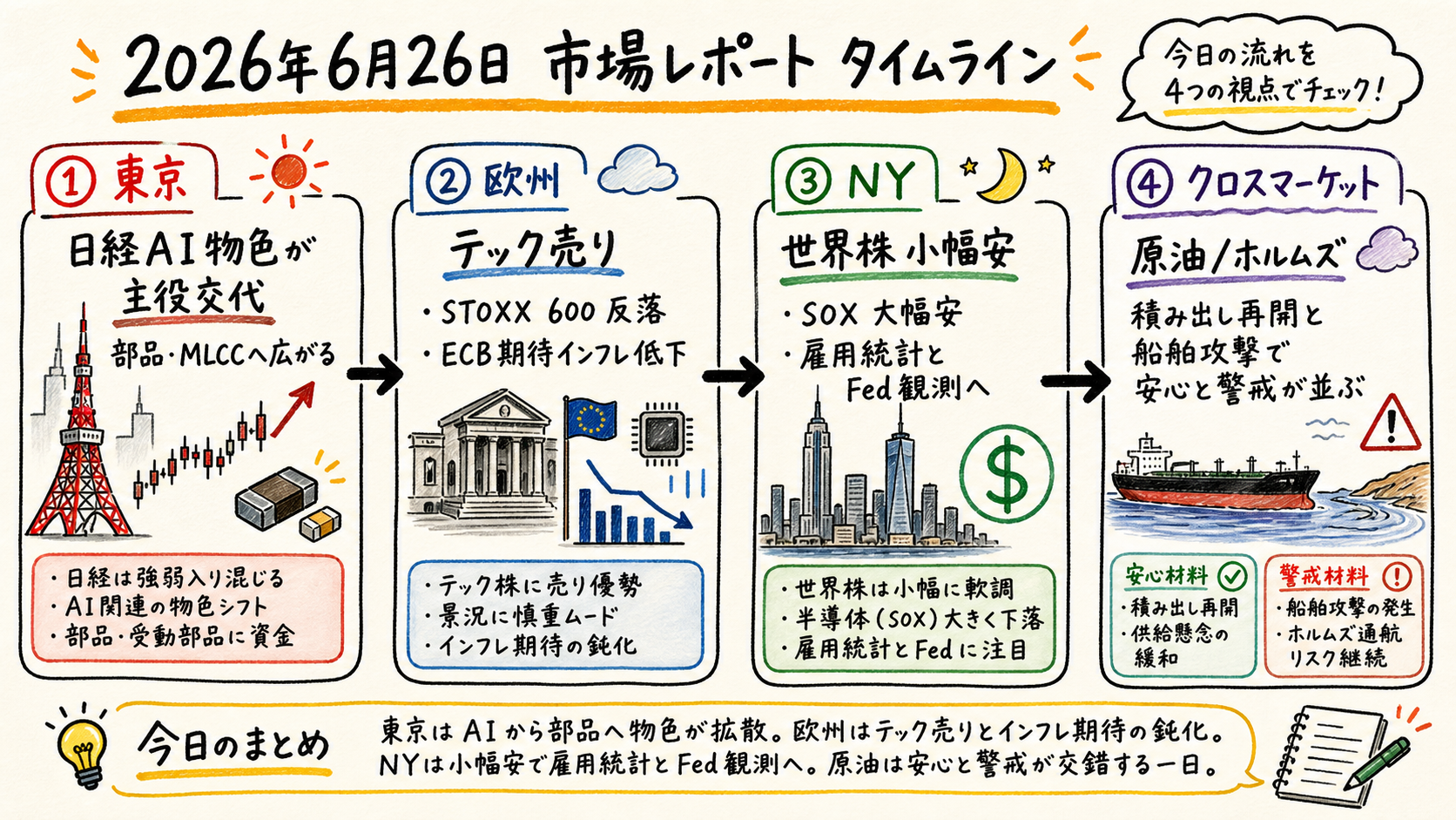 Market timeline