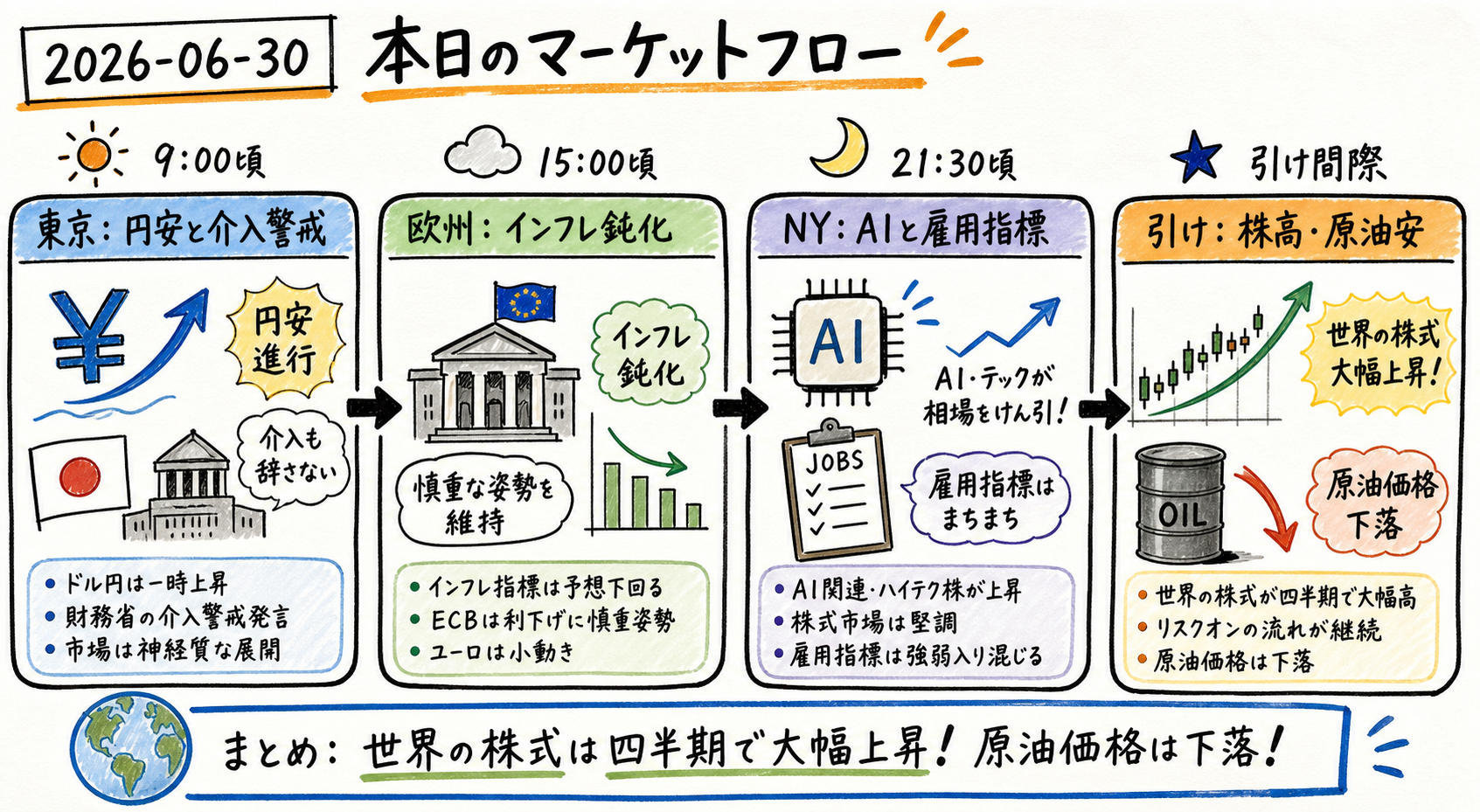 Market timeline