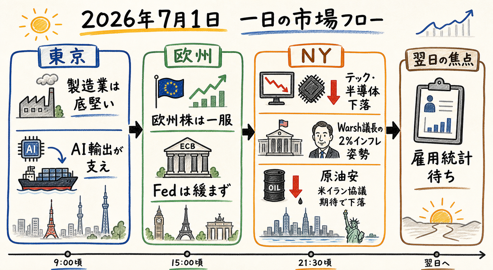 Market timeline