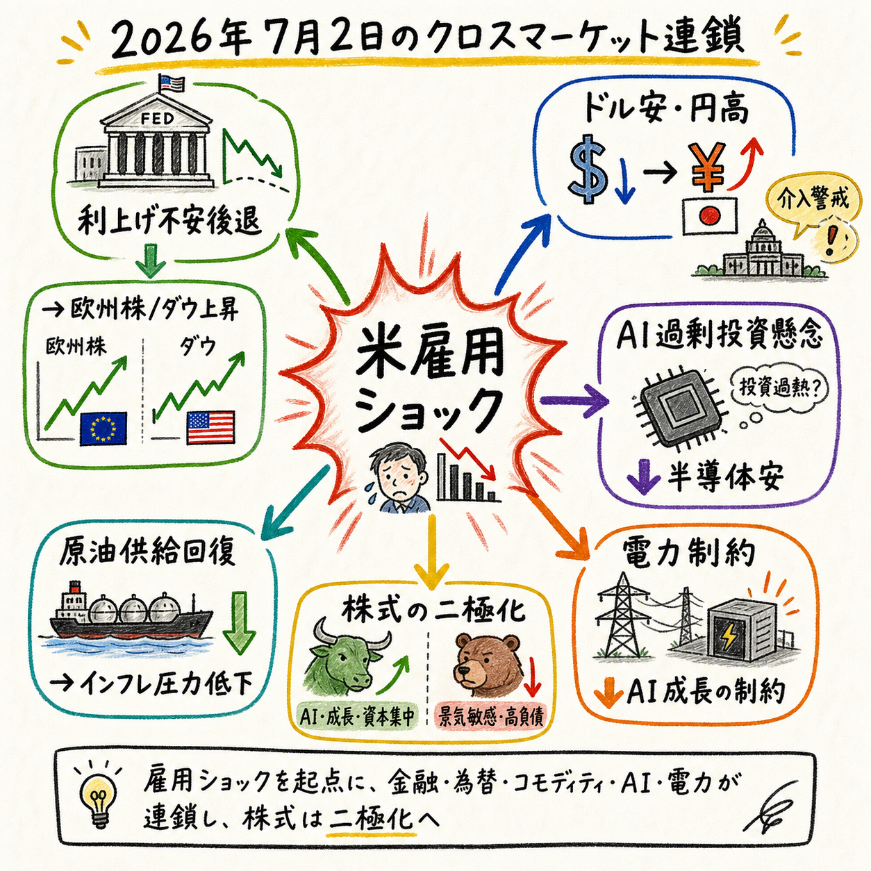 Cross market map