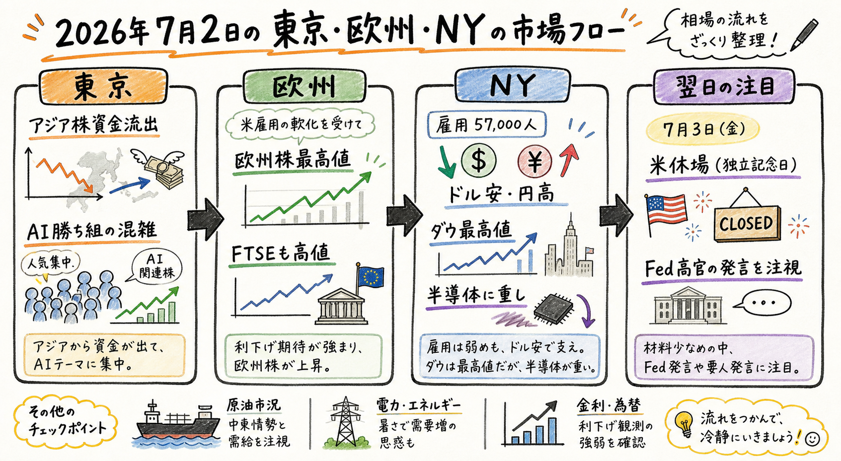 Market timeline