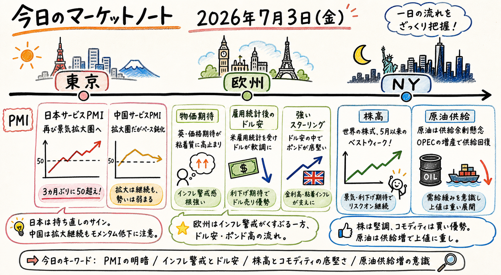 Market timeline