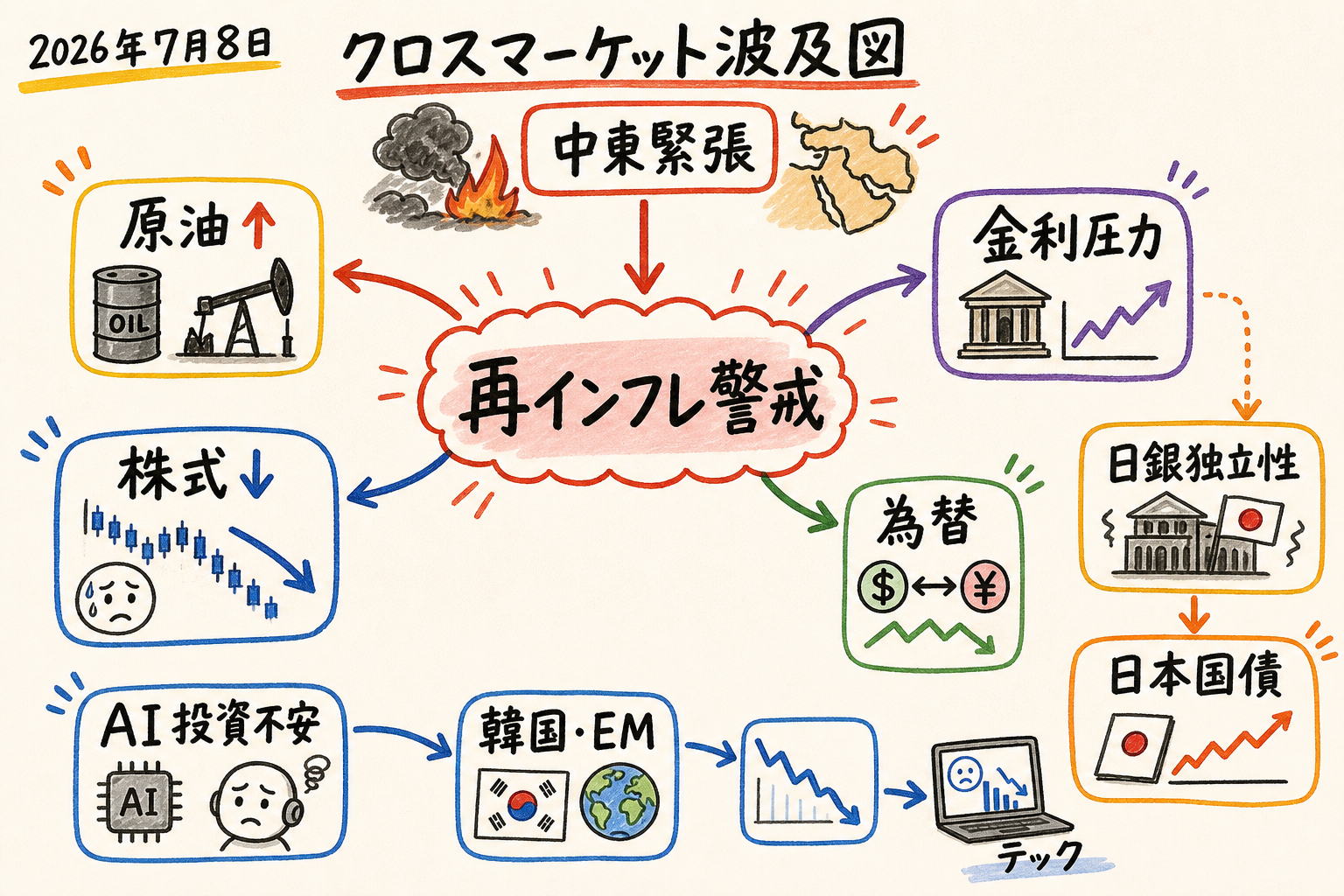 Cross market map