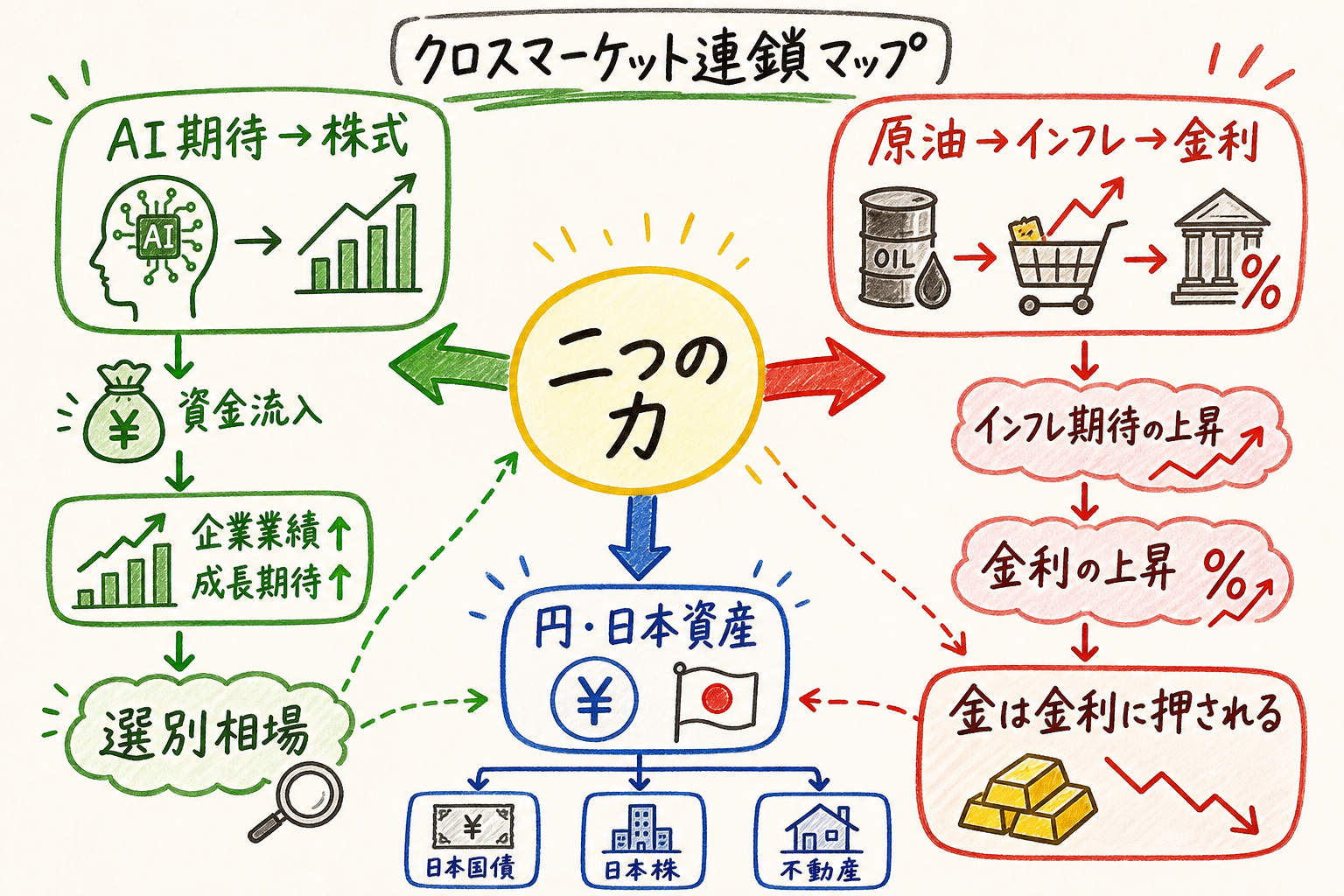 Cross market map