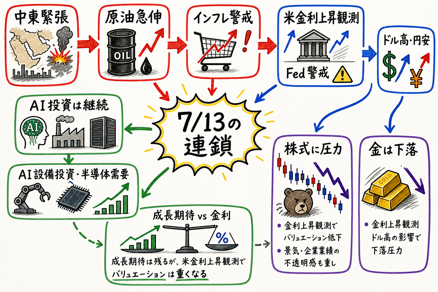 Cross market map
