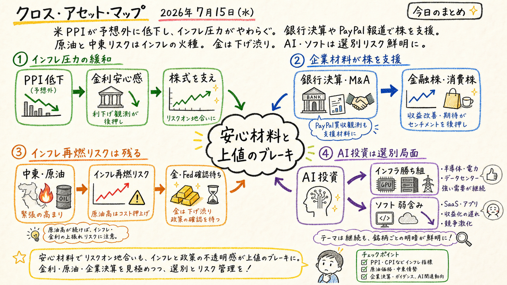 Cross market map